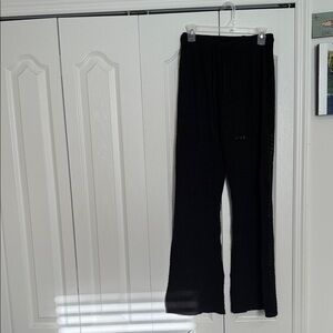 Elegant Black Knit Swim Coverup Pants